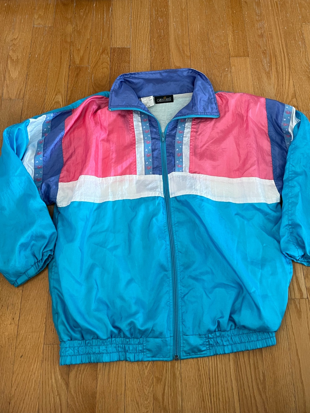 Retro Colourblock Windbreaker Set
